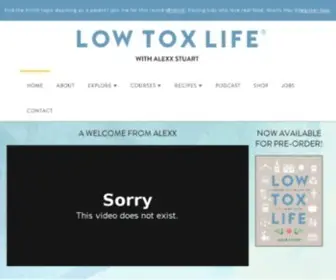 Lowtoxlife.com(Low Tox Life) Screenshot