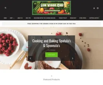 LowVisionchef.com(Visually Impaired & Blind Cook Store) Screenshot