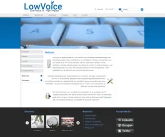 LowVoice.nl(Welkom bij LowVoice) Screenshot