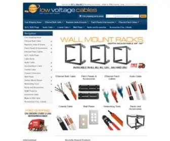 LowVoltagecables.com(Low Voltage Cables Ethernet Cable Supply) Screenshot