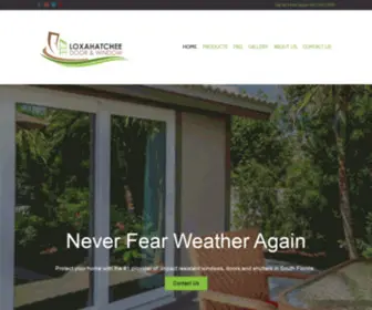 Loxwindowsanddoors.com(Impact Windows) Screenshot