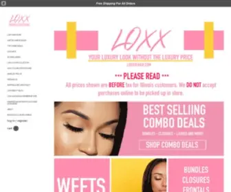 Loxxofhair.com(Start Selling Hair Today) Screenshot