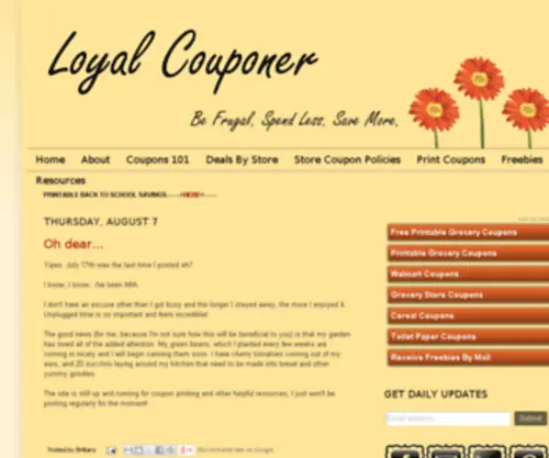 Loyalcouponer.com(Loyal Couponer) Screenshot
