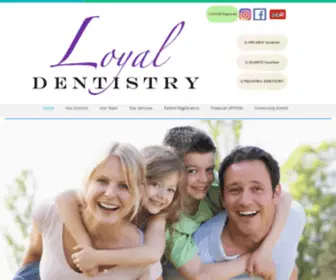 Loyaldentistry.com(Mysite) Screenshot