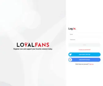Loyalfans.com(LoyalFans seamlessly connects all types of artists) Screenshot