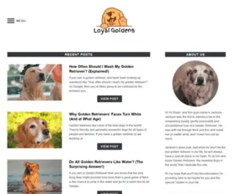 Loyalgoldens.com(Loyal Goldens) Screenshot