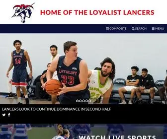 Loyalistlancers.com(Loyalist College) Screenshot