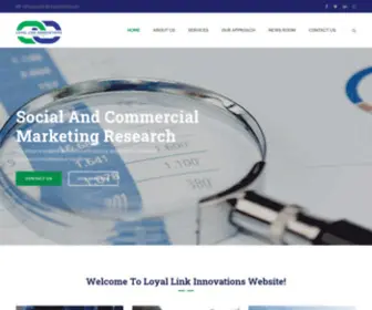 Loyallinkinnovations.com(Market Research) Screenshot
