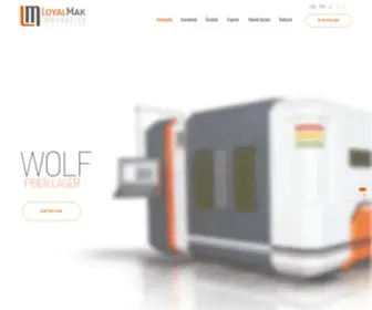Loyalmakina.com(Loyalmak Makina) Screenshot
