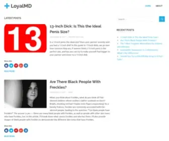 Loyalmd.com(The most useful healthcare guidance) Screenshot