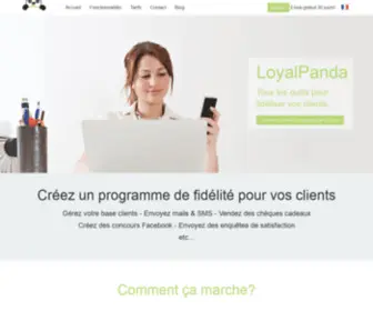 Loyalpanda.com(Programme de fidélité 100% digital) Screenshot