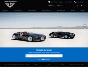 Loyalsignaturemotors.com(Loyal Signature Motors Inc) Screenshot