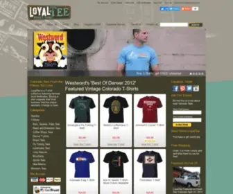 Loyalteeshirts.com(Colorado and New Mexico T) Screenshot