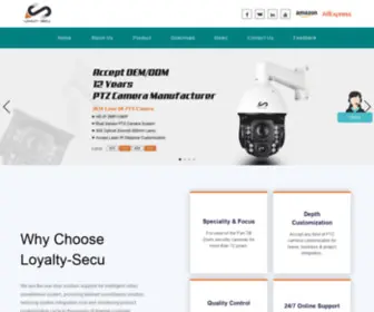 Loyalty-Secutech.com(China PTZ Camera) Screenshot