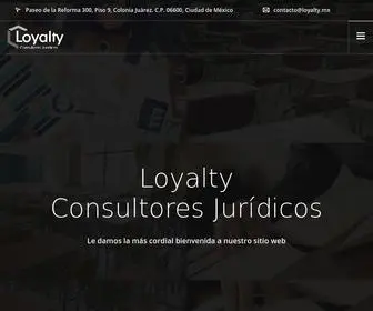 Loyalty.mx(▷ Loyalty Consultores Jurídicos) Screenshot