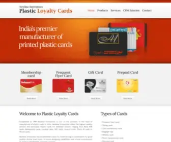 Loyaltycards-India.com(Plastic Loyalty ID Cards CRM Software) Screenshot