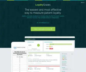 Loyaltygrades.com(Point-of-care patient surveys) Screenshot