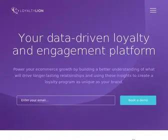 Loyaltylion.com(Official: LoyaltyLion) Screenshot