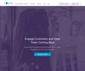 Loyax.com(LOYAX Loyalty Platform) Screenshot