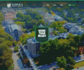 Loyola.edu(Loyola University Maryland) Screenshot