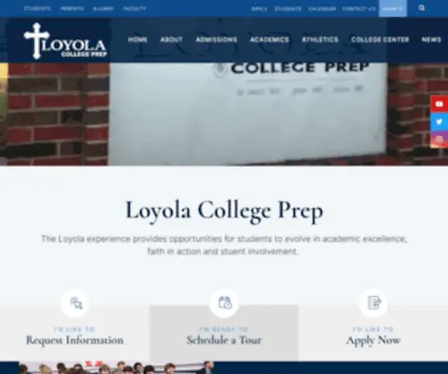 Loyolaprep.org(Loyolaprep) Screenshot