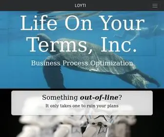 Loyti.com(Life On Your Terms) Screenshot