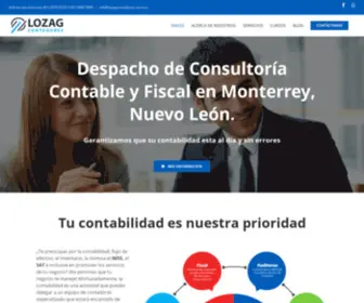 Lozagcontadores.com.mx(Despacho Contable en Monterrey) Screenshot