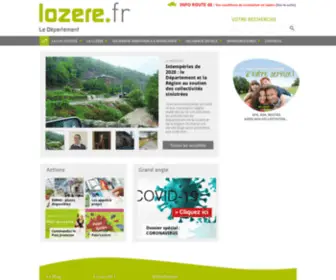 Lozerefrance.com(Département) Screenshot