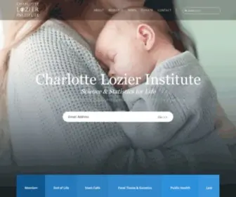 Lozierinstitute.org(Charlotte Lozier Institute) Screenshot