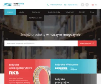 Lozyskasgi.pl(Step Group Industry) Screenshot