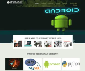 LP2Maray.com(Kursus Studi Kasus Ilmiah Matlab PHP Android Python Unity 3D Arduino Primavera P6 SPSS Online) Screenshot