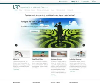 LpappascPa.com(Bloomfield, NJ CPA firm offering Tax and Accounting) Screenshot