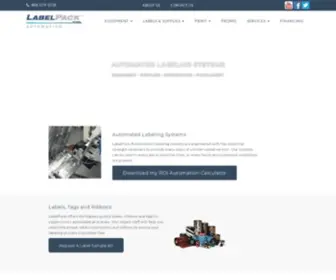 Lpautomation.com(Automated Labeling Systems) Screenshot