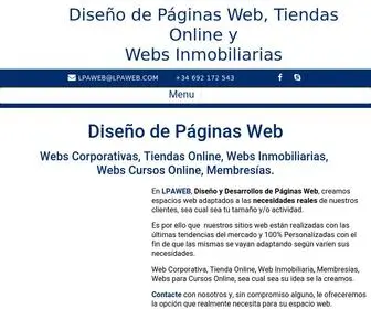 Lpaweb.com(Páginas) Screenshot