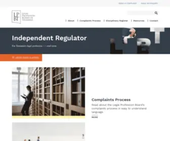 LPBT.com.au(Legal Profession Board Tasmania) Screenshot