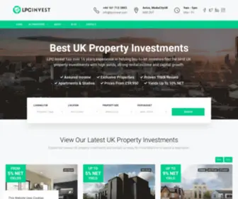 Lpcinvest.com(UK Property Investments) Screenshot