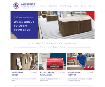 Lpco.co(Corrugated Boxes and Packaging) Screenshot