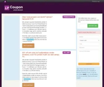 Lpcoupon.com(Promo code) Screenshot