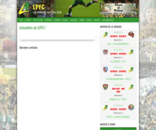 LPFC.fr(Luc Primaube Football Club) Screenshot