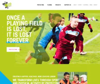 LPFF.org.uk(London Playing Fields Foundation Foundation) Screenshot