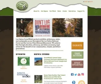 LPFW.org(Los Padres ForestWatch) Screenshot