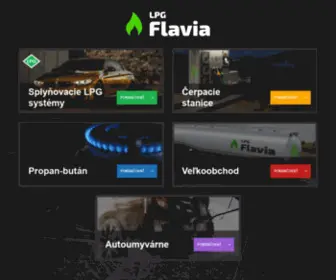 LPG-Flavia.sk(LPG Flavia) Screenshot