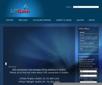 Lpgain.com(Autogas LPGas Conversion) Screenshot