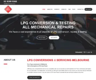 Lpgautopower.com.au(LPG Conversion Melbourne) Screenshot