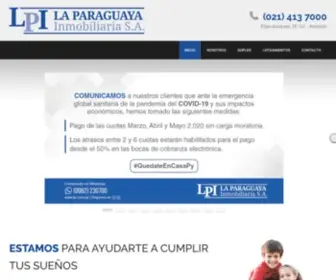 Lpi.com.py(La Paraguaya Inmobiliaria S.A) Screenshot