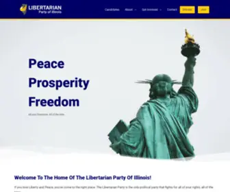 Lpillinois.org(Libertarian Party of Illinois) Screenshot
