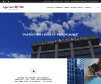 Lpinsurance.com(Lipscomb & Pitts Insurance in Memphis) Screenshot