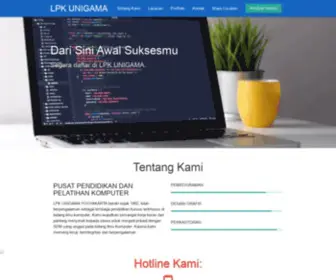 LPK-Unigama.com(LPK UNIGAMA) Screenshot