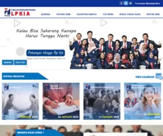 Lpkia.ac.id(Institut Digital Ekonomi LPKIA Bandung) Screenshot