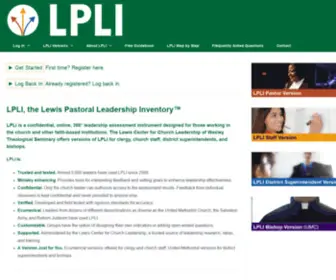 Lpli.org(Lewis Center for Church Leadership) Screenshot